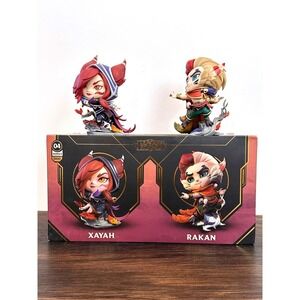 League of Legends Series 3 Xayah Rakan Duo Vinyl Figures Collectible